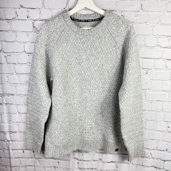 Fat Face Sweaters - Fat Face Light Gray Knit Sweater Size L  J
